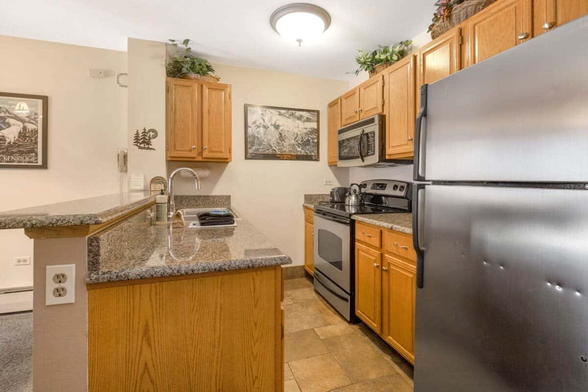 Fully stocked kitchen