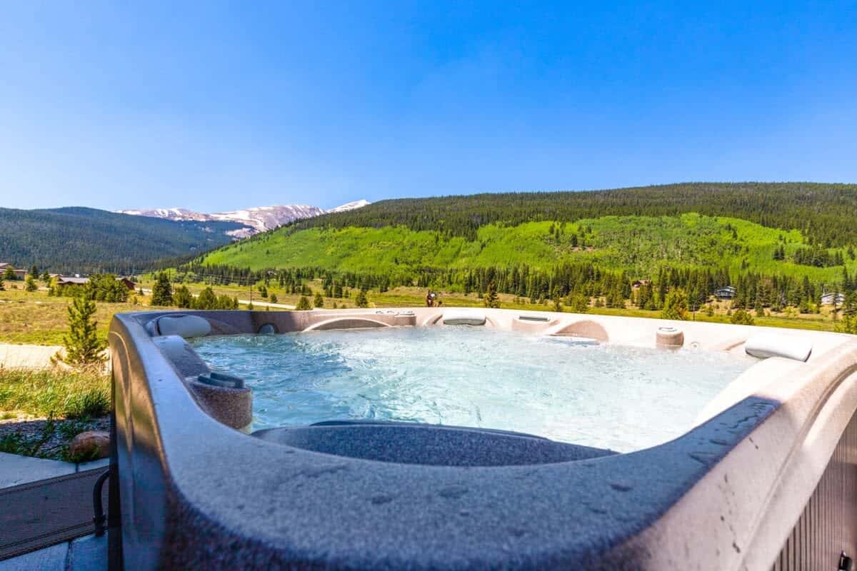 Relax in our hot tub!