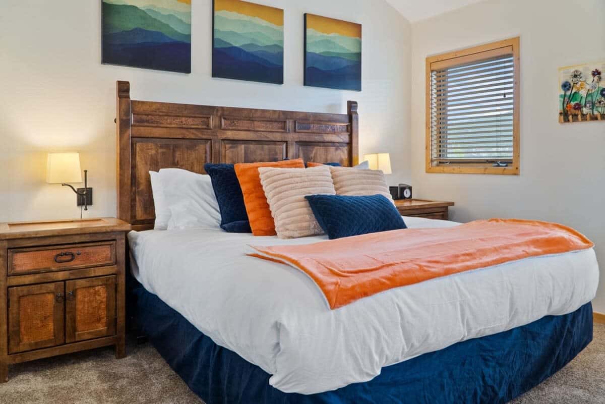 Get a good night’s rest in one of the three stylish bedrooms that each include access to an outdoor balcony.