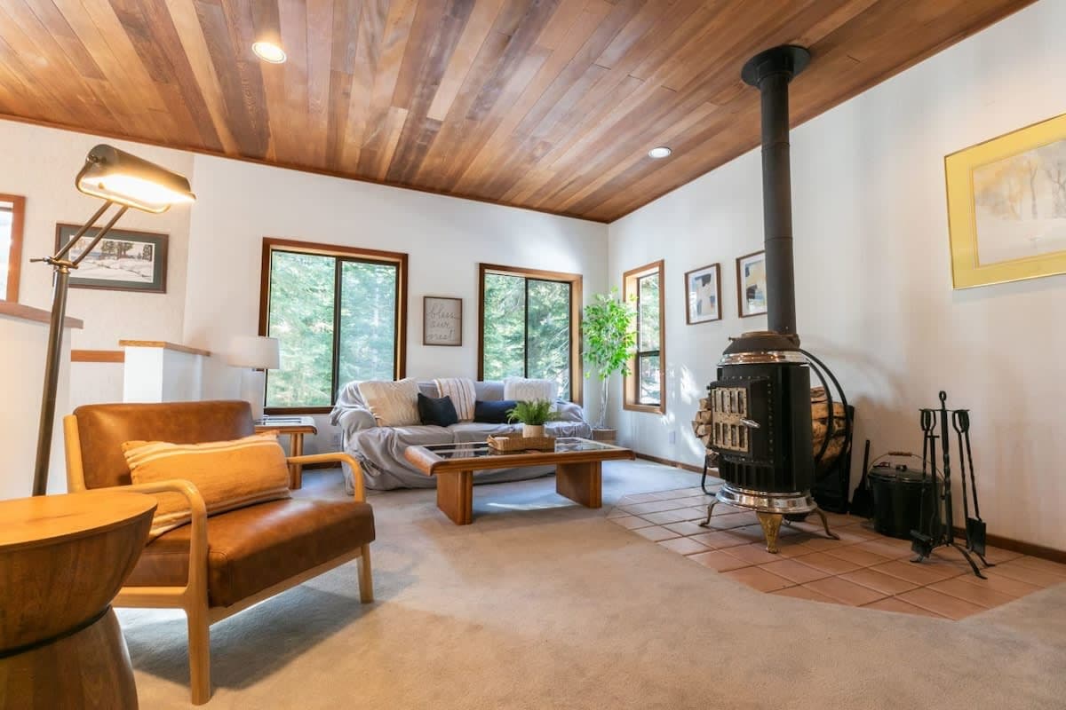 The open and social main living area of the home has a connected living and dining space providing a dynamic space for families to stay connected no matter what activity they are doing.