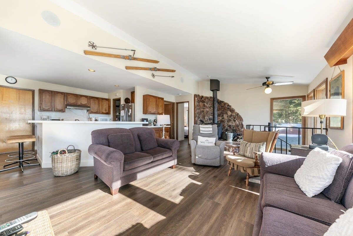 Thumbnail 2 of Tahoe Vista Retreat with Lake View- Walk to beach!