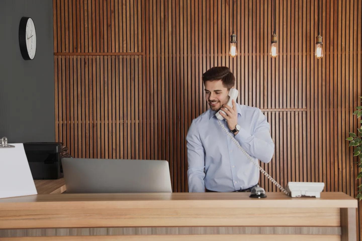 Concierge awaiting your requests